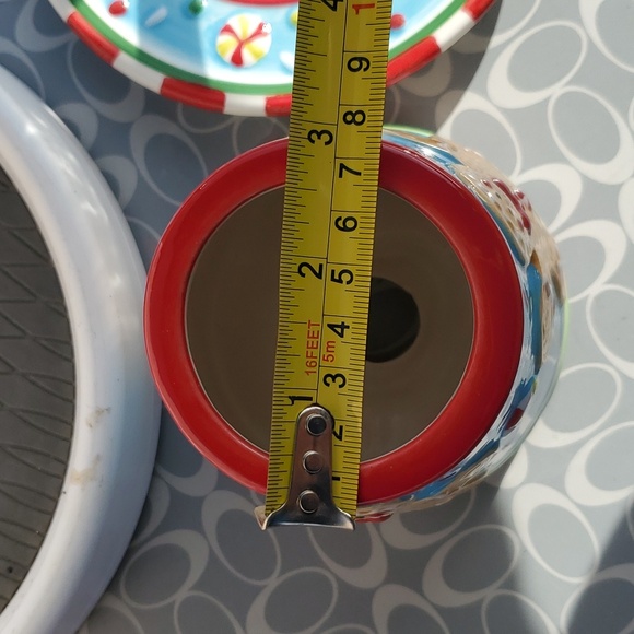 Home Interiors Gingerbread Candle Shade & Plate New, fits med to small jars - Picture 11 of 13